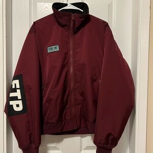 FTP Maroon Bomber Jacket M